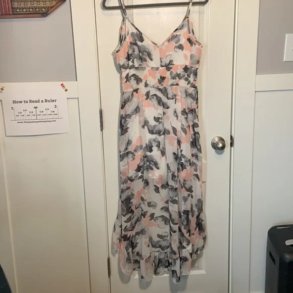 heartsoul maxi dress Heart Soul Floral Strapless Maxi Dress Size S Small Boho Mandela Hippie VTG  Y2K